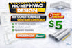 do hvac design, cooling load calculation in autocad