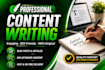 seo content writer social media
