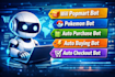 do auto purchase bot, lazada bot, checkout bot, pokemon bot, auto buying bot