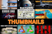 design premium custom youtube thumbnails