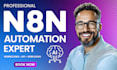 build n8n automation with API integration and webbooks