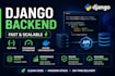 build django backend and rest api