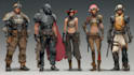 create scifi, fantasy, superhero character design