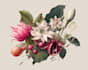 create minimalist elegant botanical floral line art