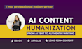 humanize your ai written book or manuscript