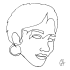 make an illustration with one line