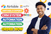airtable crm automation airtable interface softr webapp airtable database expert