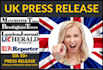 do UK press release distribution submit press release and write press release