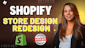 build shopify store design shopify store development redesign shopify store