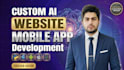 build a full stack ai website and ai mobile app