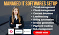 setup managed it services ninjaone atera pulseway superops halopsa autotask psa