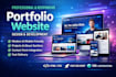build a modern, responsive portfolio website for you