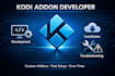 develop, install, configure and troubleshoot kodi addons for your device