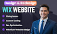 design and redesign high converting wix website