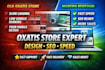 design oxatis store redesign SEO optimization speed boost