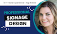 design a print ready sign