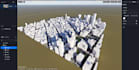build a 3d map city or globe map animation custom map using webgl and threejs