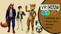 edit 3d model vtuber vrchat avatar furry anime protogen upload