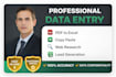 do data entry, copy paste, web research,and lead generation