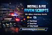 install and configure fivem scripts, fix esx qbcore script issues