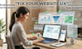 provide detailed app and website usability testing and UI feedback