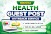 do high da health guest post outreach service