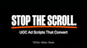 write ugc ad scripts with scroll stopping hooks
