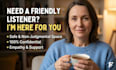 do empathetic listening and be your support system