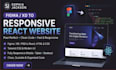 convert figma to responsive react html css tailwind website