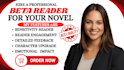 beta read and critique your historical fantasy erotica novel or romance thriller