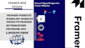 design, redesign framer website, figma to framer or webflow, framer website