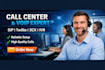 setup voip, sip trunk, twilio IVR, 3cx and complete call center system