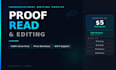 proofread and edit your document for grammar and clarity