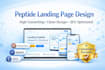 design peptide landing page high converting responsive SEO optimized