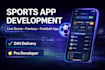 develop sports app live score or fantasy football app website