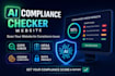 build saas ai compliance checker website for gdpr, hipaa, data privacy