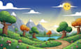 design stunning 2d game background and custom game assets