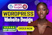 design and redesign wordpress website with elementor for your business webdesign