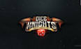 design iconic magnificent dice knights game logo