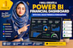 create a power bi financial dashboard with dax, sales trends and forecasting