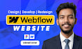 design, redesign, develop webflow website, webflow landing page, webflow expert