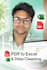 convert PDF to excel, CSV, image to pdf