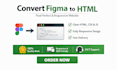 convert figma to HTML CSS responsive pixel perfect website