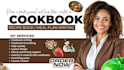 write recipe book, meal plan, diet plan, and format cookbook for amazon KDP