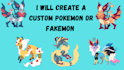 design your own pokemon or fakemon