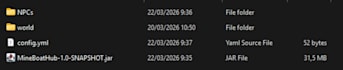 create a minestom server or network