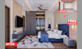 create realistic bedroom interior design