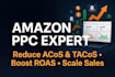 manage and optimize amazon ppc campaigns, amazon ads expert