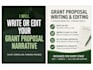 write or edit your grant proposal narrative