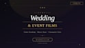 create a cinematic wedding and event highlight video with music